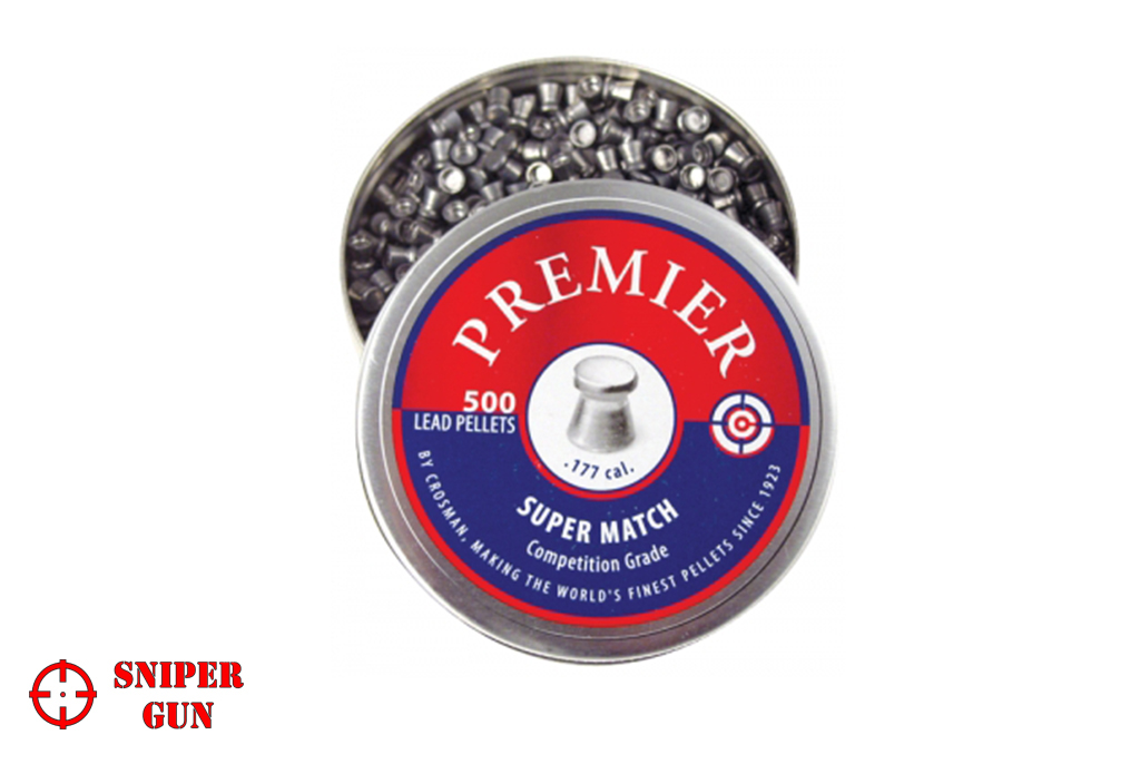 Пуля пневм. "Crosman Premier Super Match", 4,5 мм., 7,9 гран (500 шт.)